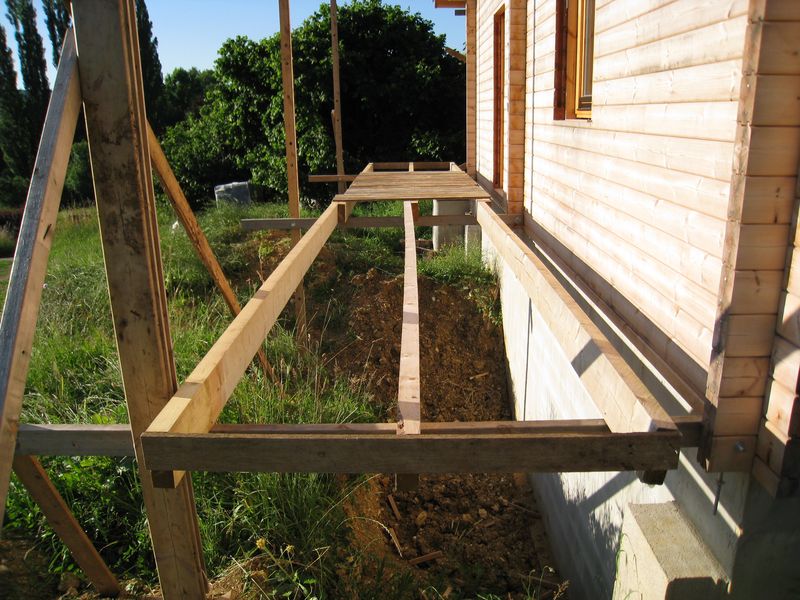 Comment Faire Un échafaudage Pour Escalier Le gène de l’échafaudage – Auto-construction d'une maison en bois massif